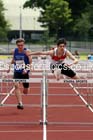 Under-17 mens 100 metres hurdles. Photo: David T. Hewitson/Sports for All Pics